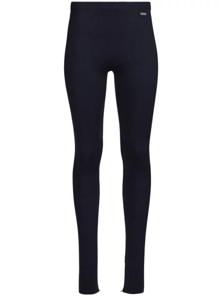 Leggings Ferragamo tricotate albastru