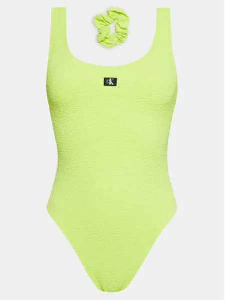 Calvin Klein Swimwear Jednodílné plavky zelená