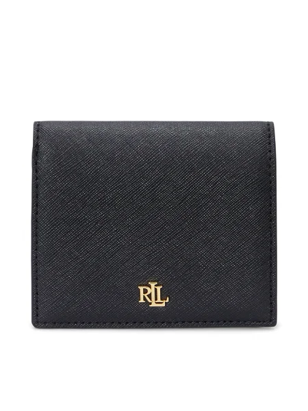 Kis női pénztárca LAUREN RALPH LAUREN fekete
