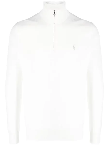 Polo majica Polo Ralph Lauren s vezom od kašmira zelena