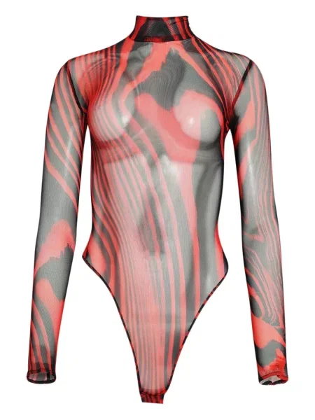 Body David Koma z nadrukiem czerwony