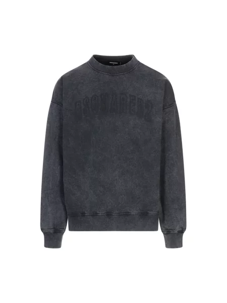 Bluza Dsquared2 z dekoltem w serek szara