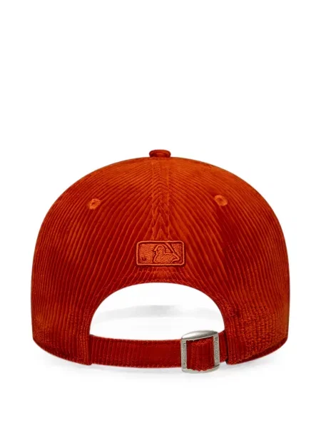 Șapcă New Era Cap de catifea cord portocaliu