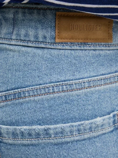Džíny Hollister Co. high waist modré