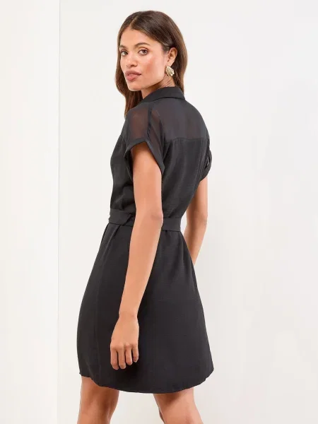 Lipsy Rochie tip bluză negru