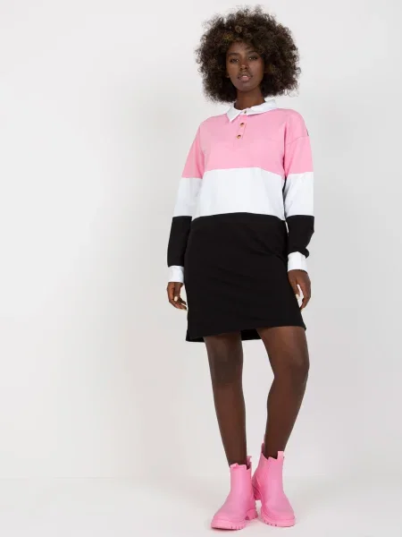 Obleka obleka Fashionhunters črna