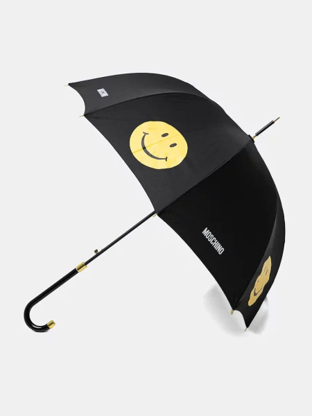 Moschino umbrelă negru