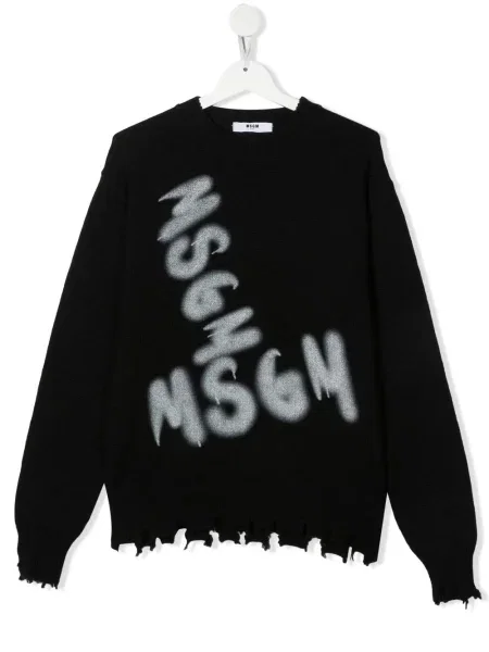 Sweter dziecięcy Msgm czarny