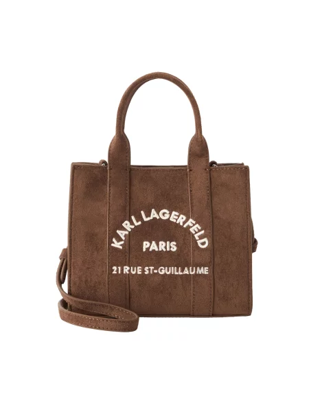Geanta crossbody Karl Lagerfeld maro