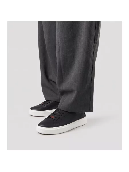 Sneakersy Alexander Smith skórzane czarne