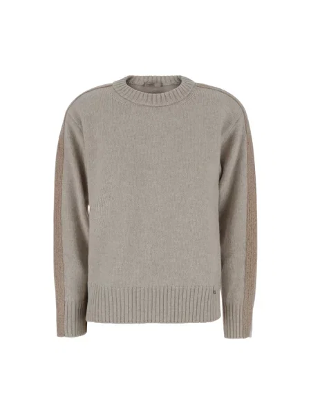 Sweter Herno wełniany szary