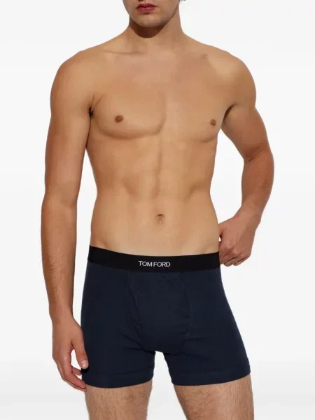Boxeri Tom Ford cu autograf albastru