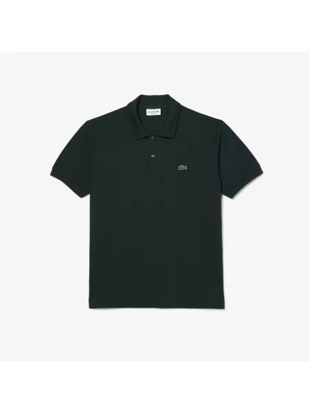 Lacoste Koszulka Polo Oryginał Petit Piqué zielona