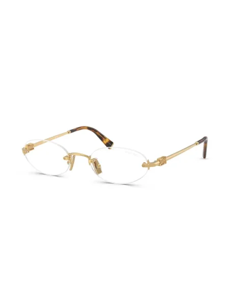 Ochelari de soare Miu Miu Eyewear auriu