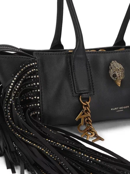 Кожаная сумка-багет Kurt Geiger London