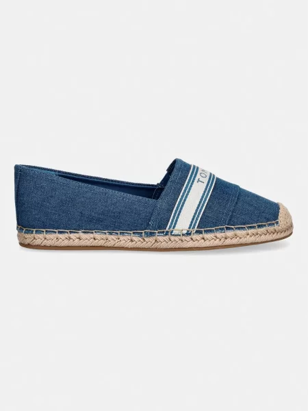 Tommy Hilfiger espadrilky dámske HILFIGER WEBBING ESPADRILLE modrá