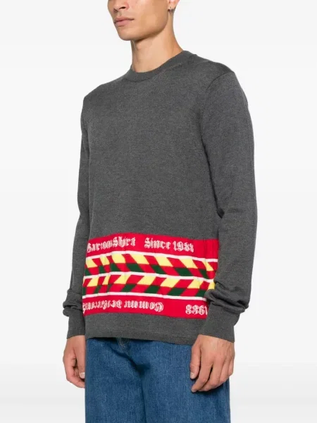 Pulover Comme Des Garçons Shirt de lână gri