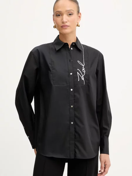 Srajca Karl Lagerfeld črna