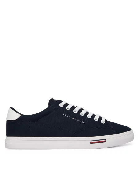 Tenisky Tommy Hilfiger Vulc Core Rwb Long Tmavomodrá biela