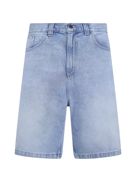 Pantaloni scurți din denim Carhartt Wip albastru