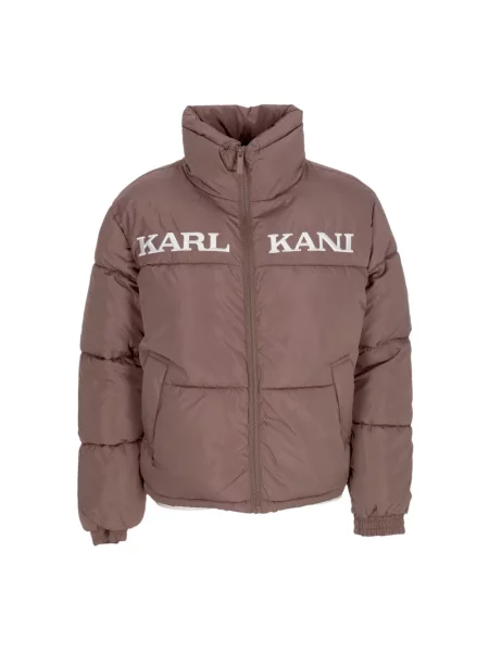 Kurtka puchowa Karl Kani retro brązowa