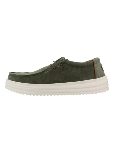Sneakersy Hey Dude zamszowe zielone