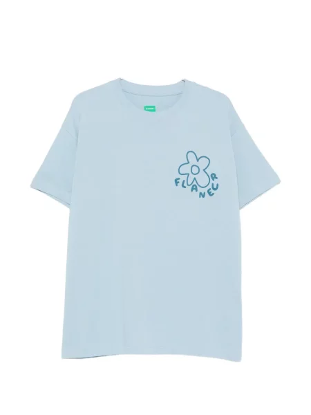 Tricou Flâneur cu imagine albastru