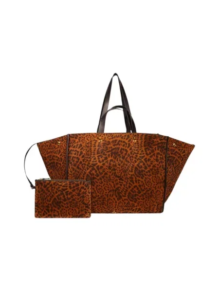 Shopperka Jerome Dreyfuss skórzana brązowa