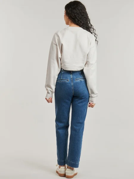 Pulover Calvin Klein Jeans scurt bej