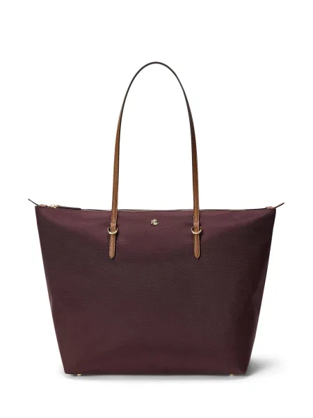 Geantă shopper Lauren Ralph Lauren roșu