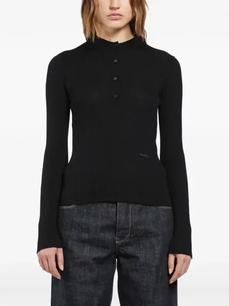 Pulover Fendi de lână negru