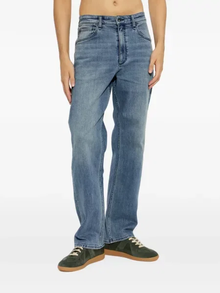 Blugi drepți Rag & Bone albastru
