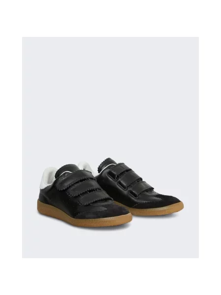 Sneakersy Isabel Marant skórzane czarne