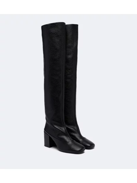 Cizme Dries Van Noten din piele negru