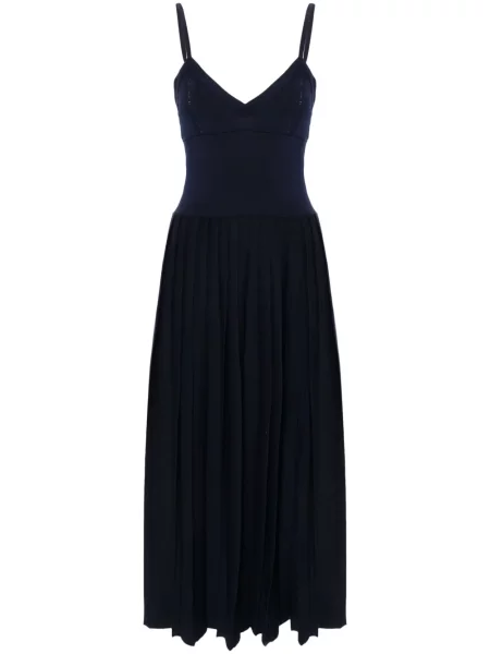 Rochie midi Khaite albastru