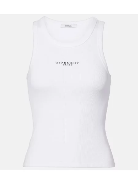 Top Givenchy tricotate alb