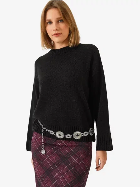Bianco Lucci Svetr Pullover' černá
