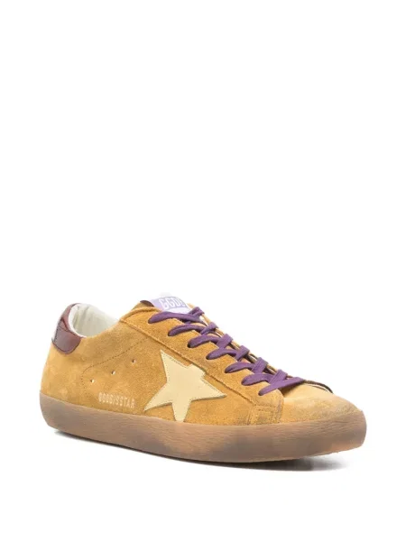 Szarvasbőr sneaker Golden Goose sárga