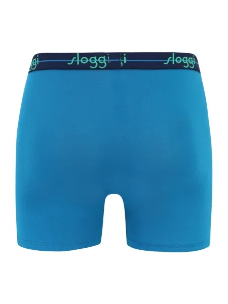 SLOGGI Boxeri bleumarin / azuriu / jad verde