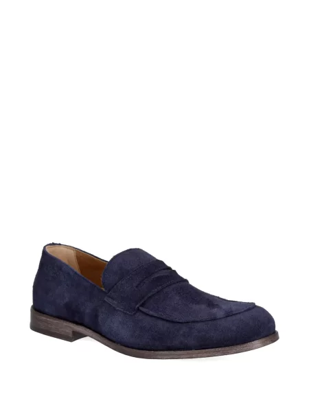 Pantofi loafer Fly London din piele de căprioară albastru