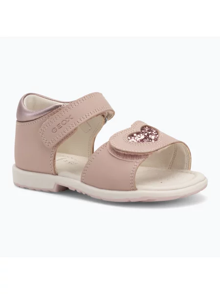 Dětské sandály Geox Verred light rose bílé