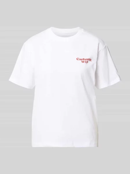 T-shirt z nadrukiem z logo model Spoiled' Carhartt Work In Progress biała