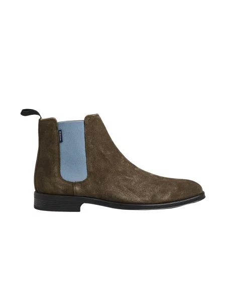 Botki Paul Smith zamszowe brązowe