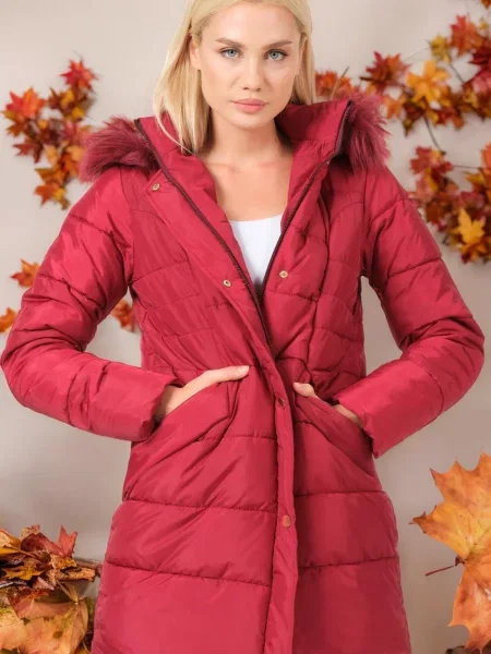 Palton Dewberry bordo