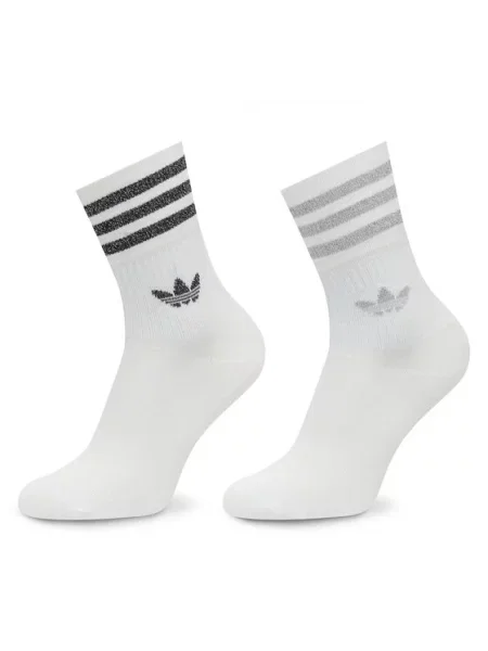 Nogavice Adidas Originals bela