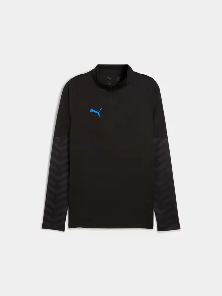 Кофта спортивна PUMA Individualcup Zip-top комбінований верх чорний