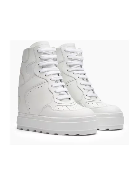Sneakersy Casadei skórzane białe