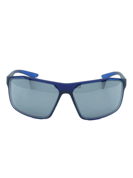Ochelari de soare Nike cu cordon din jerseu cu imprimeu abstract gri