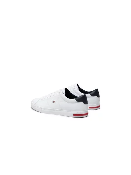 Sneakersy Tommy Hilfiger Essential Leather Detail Vulc biela