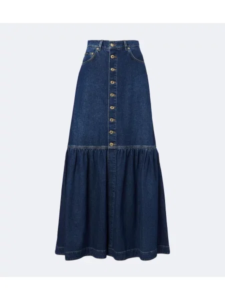Fustă din denim Dolce&gabbana albastru